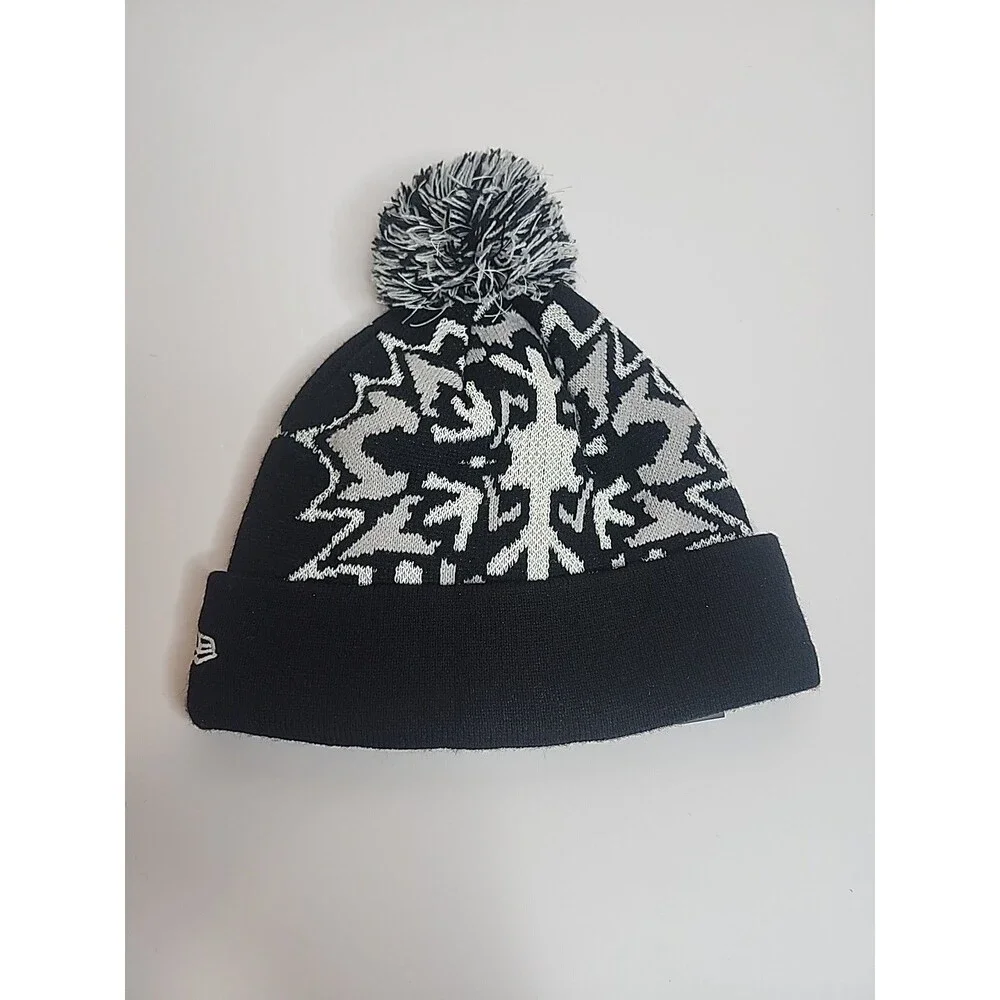 Brooklyn Nets New Era Beanie Winter Cap Adult Glow In The Dark Glowflake NBA New